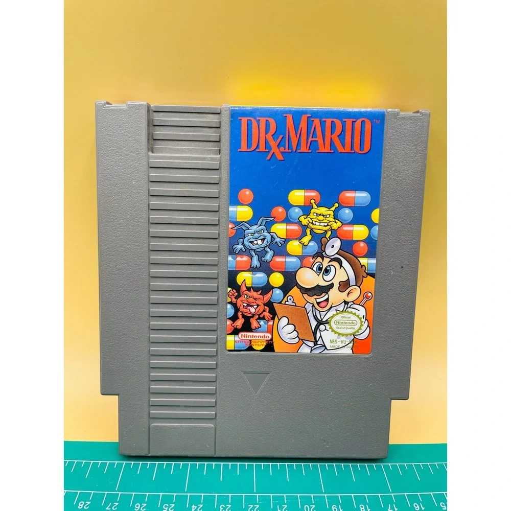 Dr. Mario (Nintendo NES, 1990) Cartridge And Cover Only Tested